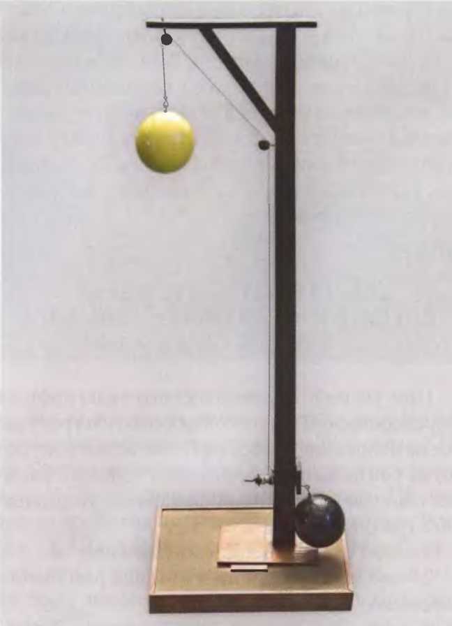 Модель шарового оптического телеграфа, применявшегося на Варшаво-Венской железной дороге