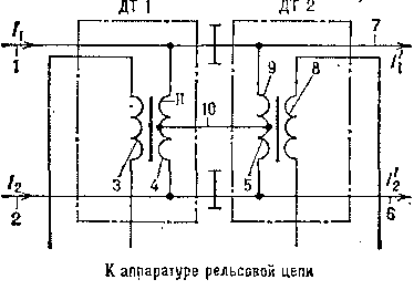 Схема включения дроссель-трансформатора