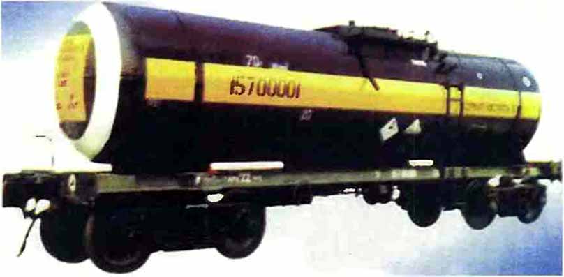 Четырехосная вагон-цистерна модели 15-157
