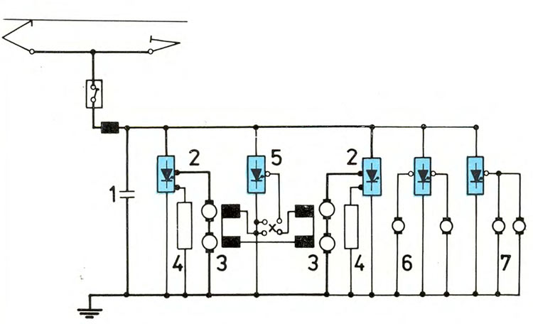 схема соединения электровоза 71Е ряда Е 499.3