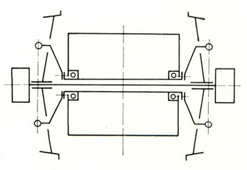 Индивидуальный привод колесной пары асинхронным тяговым двигателем 