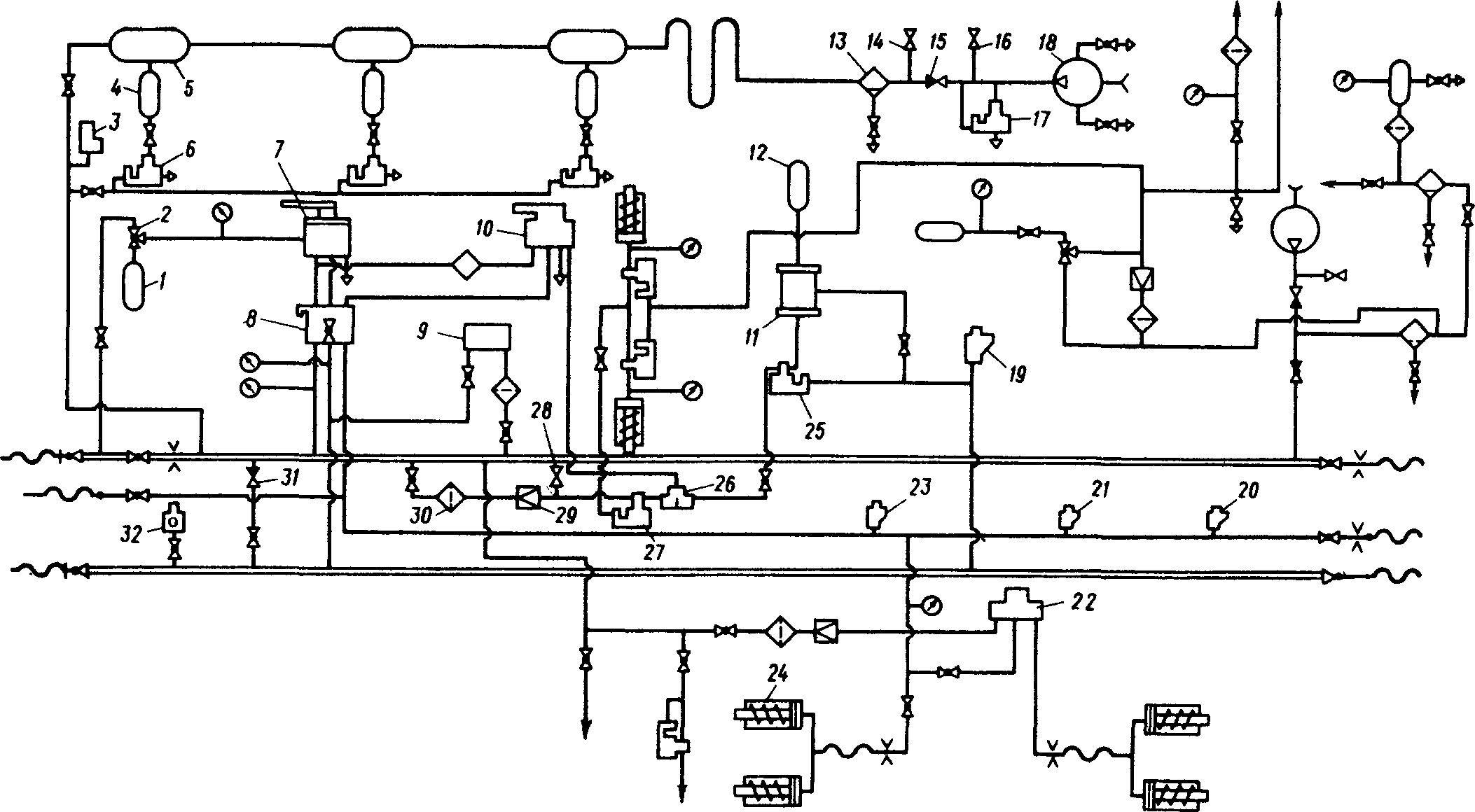 Схема тормозного оборудования электровоза ВЛ80С