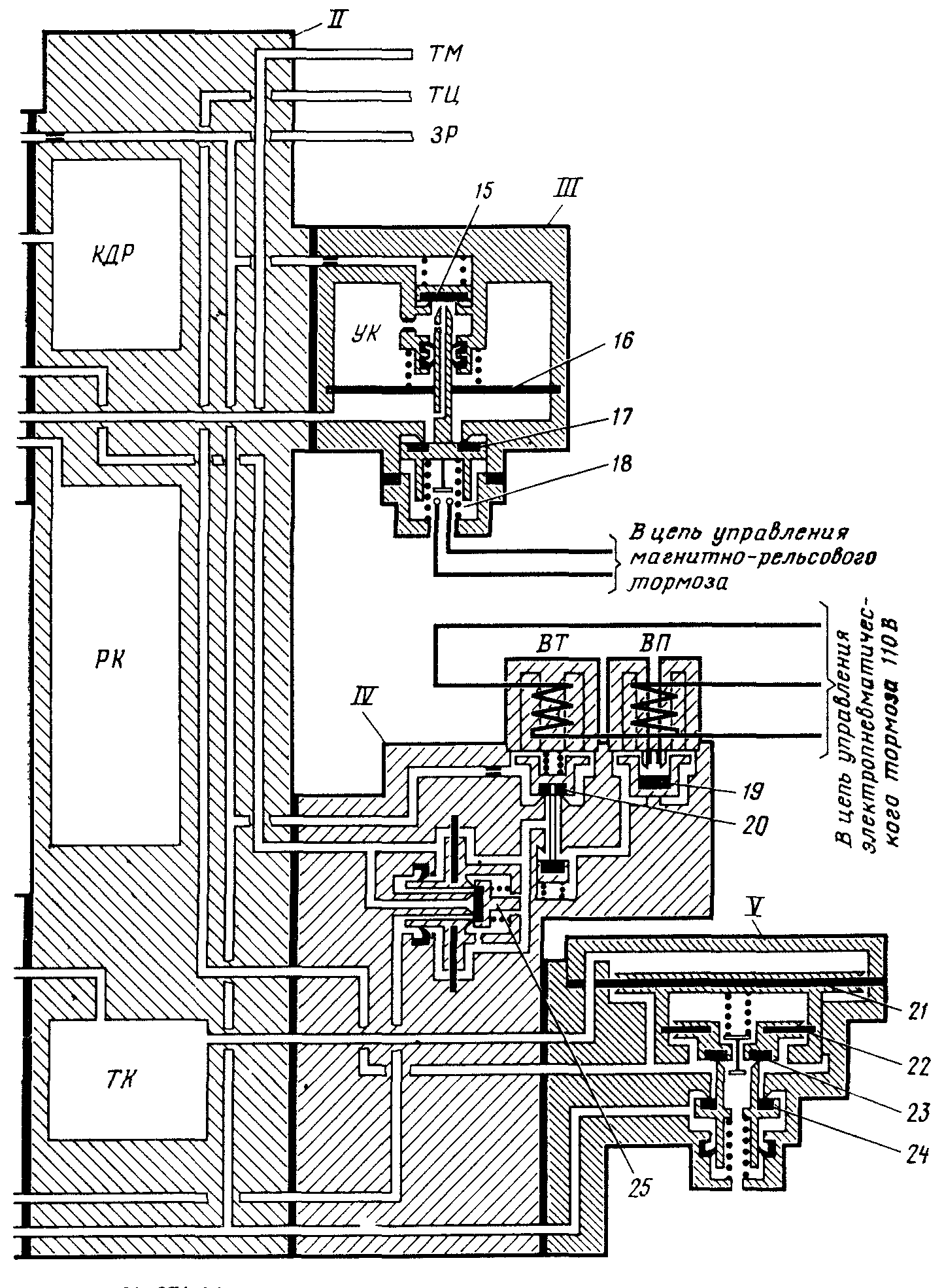 Схема электровоздухораспределителя № 371 — 14 2