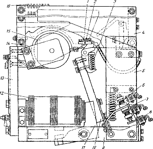 Электромагнитный контактор МК-010-01 (По схеме КМ61....КМ64)