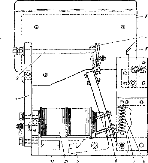 Электромагнитный контактор МК-009 (По схеме КМ57....КМ60)