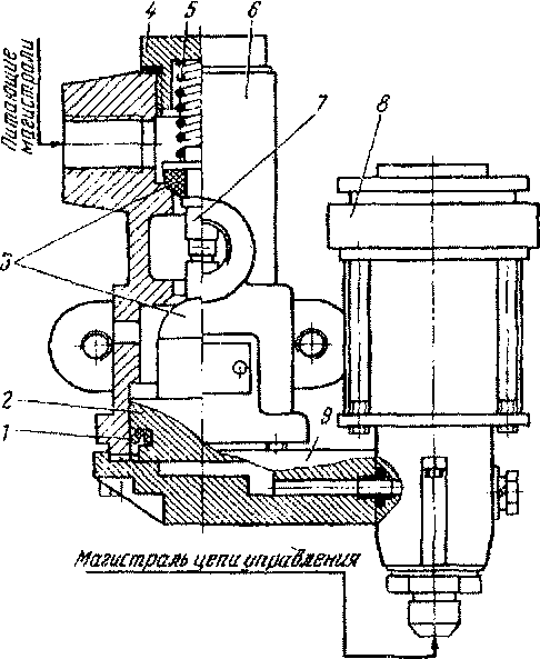 Пневматический клапан КП-46 {По схеме У15, У16).