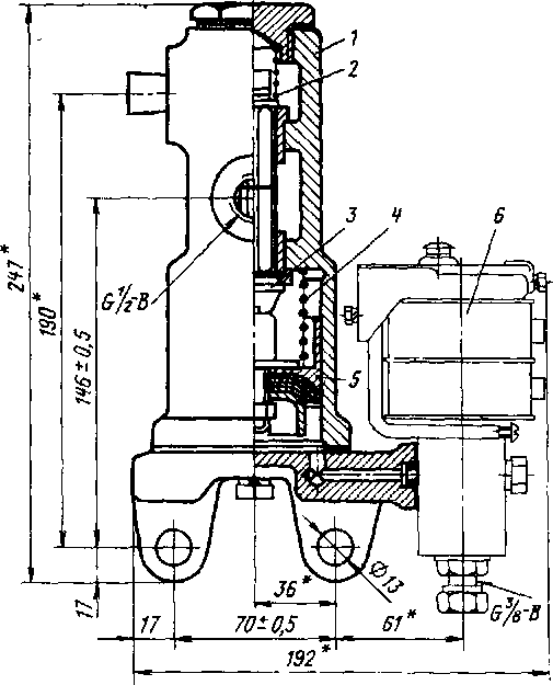 Клапан пневматический КП-1 (КП-1А)