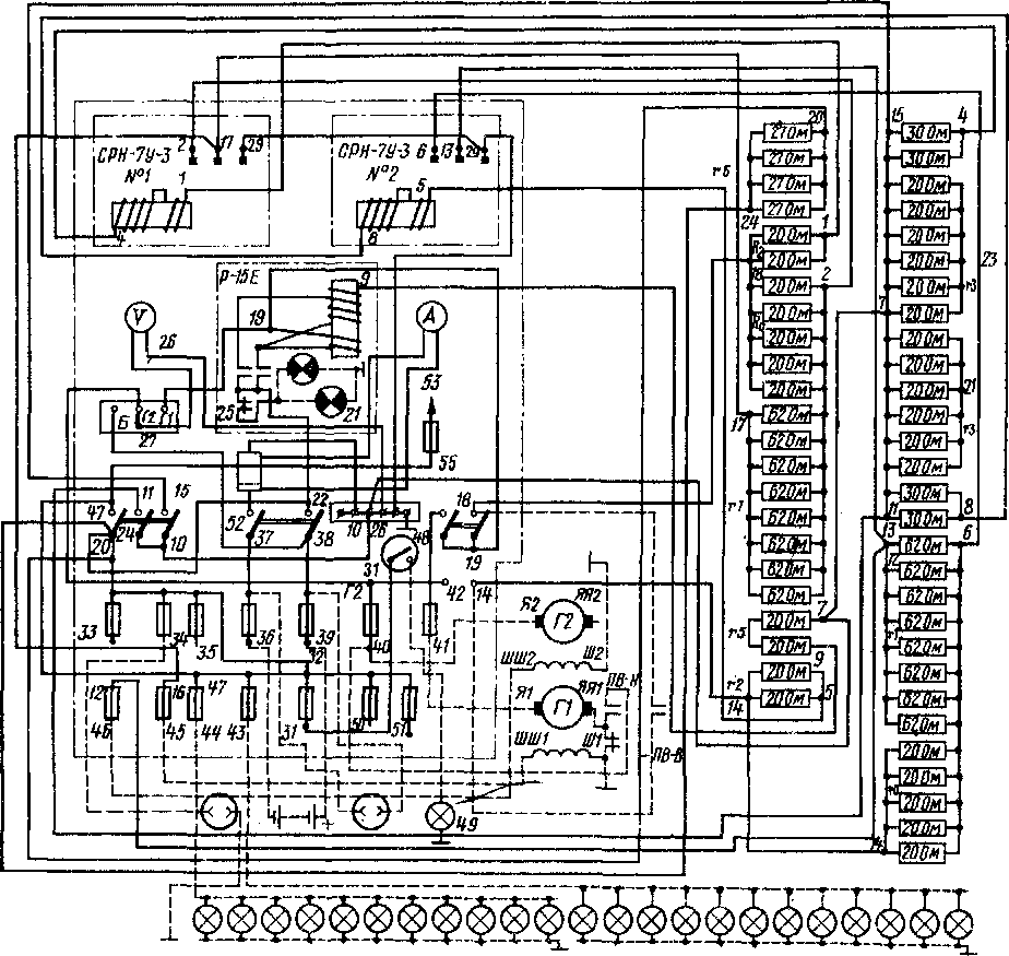 Схема панели управления ПУ-ЗГ 106