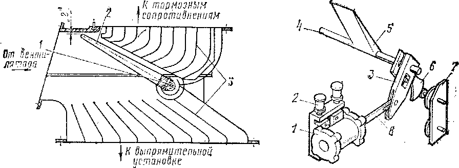 Устройство переключения воздуха Рис. 116. Кинематическая схе-УПВ-5 ма УПВ-5