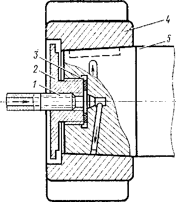 Схема подвода масла при съеме шестерни с вала тягового двигателя