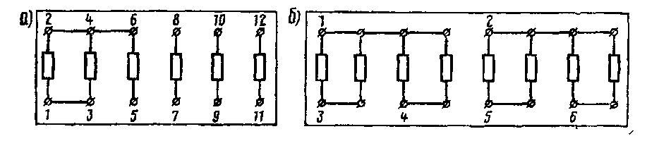 Панели резисторов на элементах ПЭВ